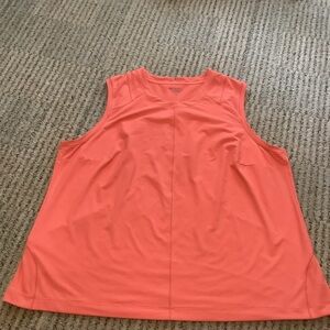 Athleta Women's Sleeveless Coral Orange Top Size 2X